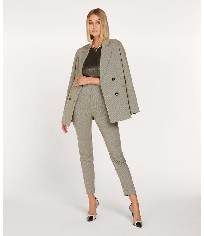 Josh V Broek Mieke Mocha Brown Check