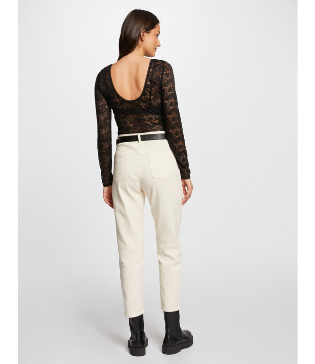 Morgan Top Tlace Black