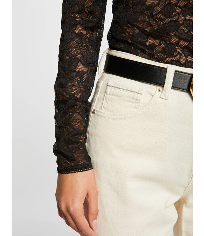 Morgan Top Tlace Black