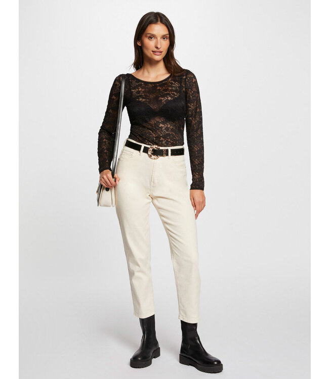 Morgan Top Tlace Black