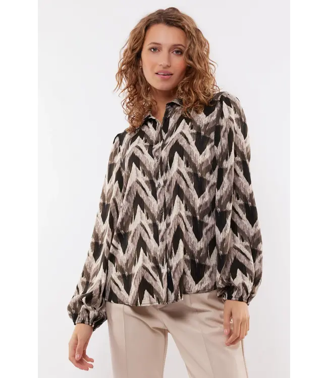 C&S The Label C&S Blouse Sidra Black/Color