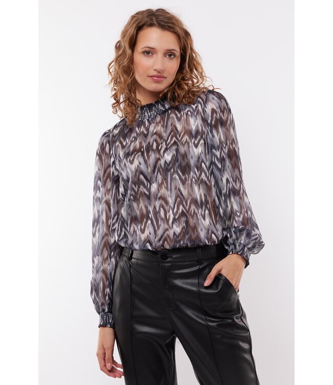 C&S The Label C&S Top Didi Dark Grey Black