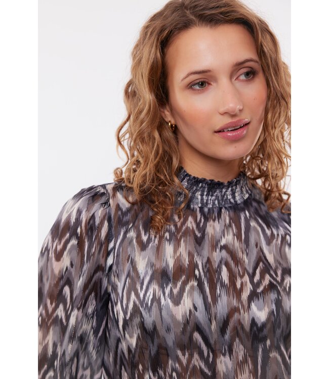 C&S Top Didi Dark Grey Black