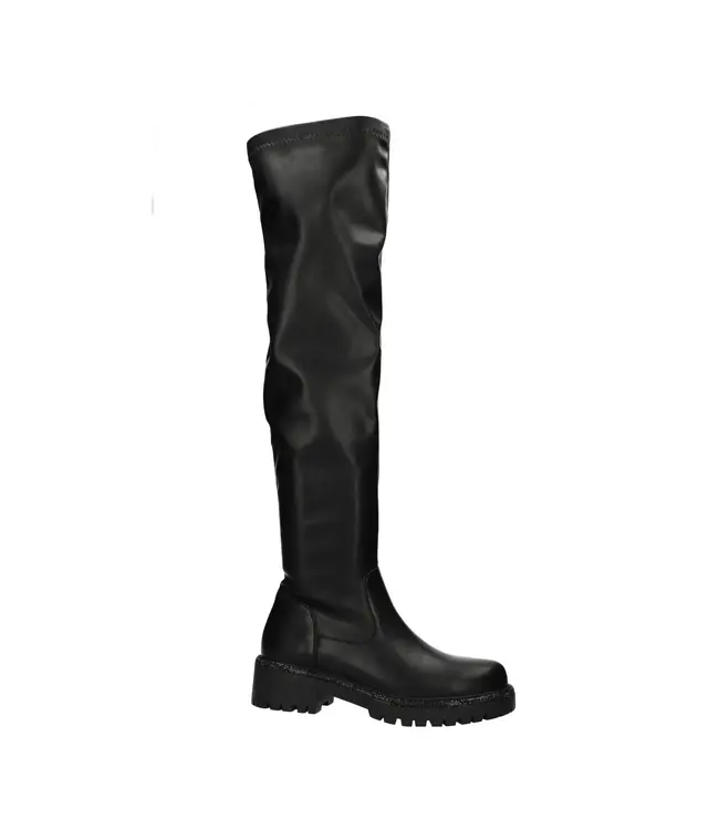 La Strada Overknee Laars Black Stones
