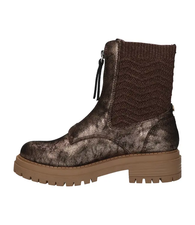 La Strada Laars Brown Cracked + Knitted