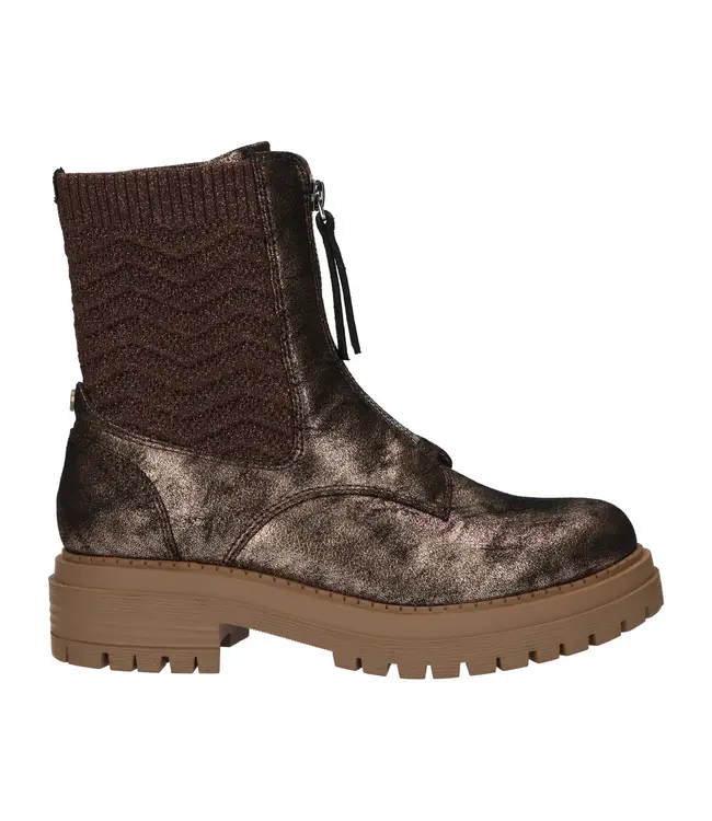 La Strada Laars Brown Cracked + Knitted