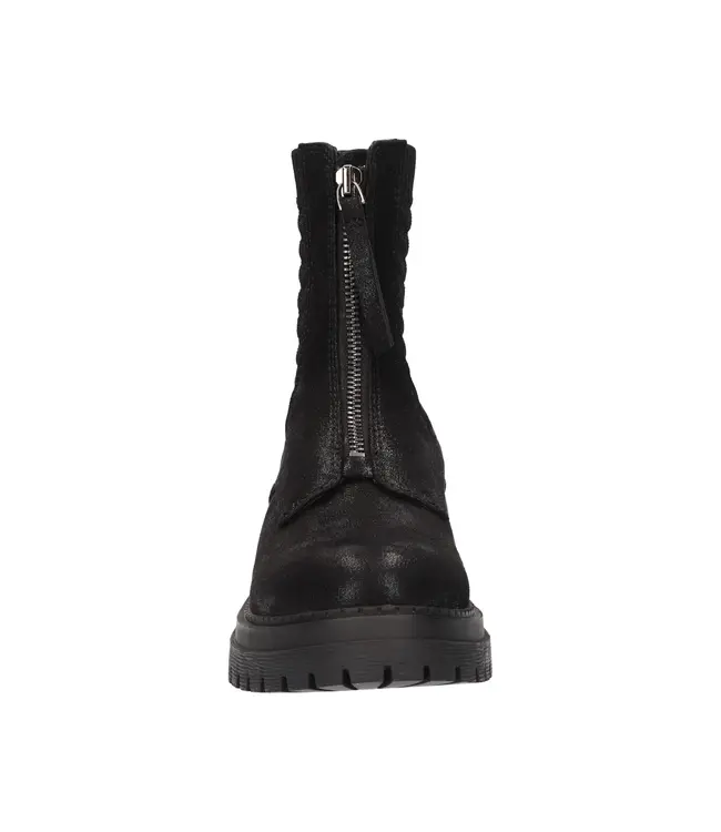 La Strada Laars Black Cracked + Knitted