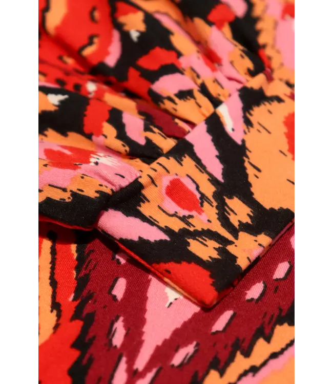 Lofty Manner Top Araya Heart Ikat Print