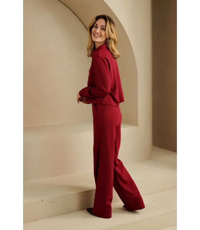 Lofty Manner Broek Nathalia Bordeaux