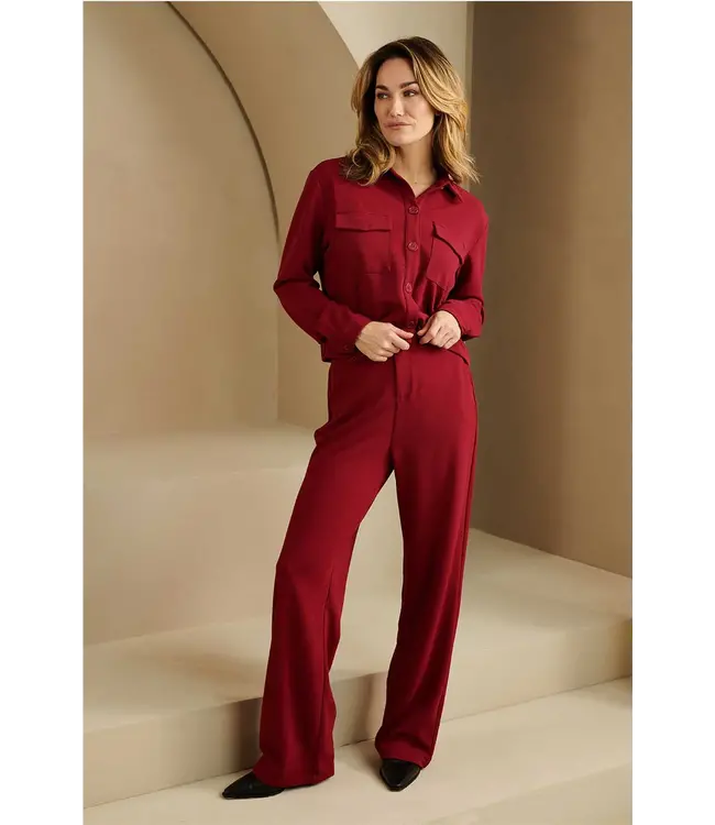 Lofty Manner Broek Nathalia Bordeaux