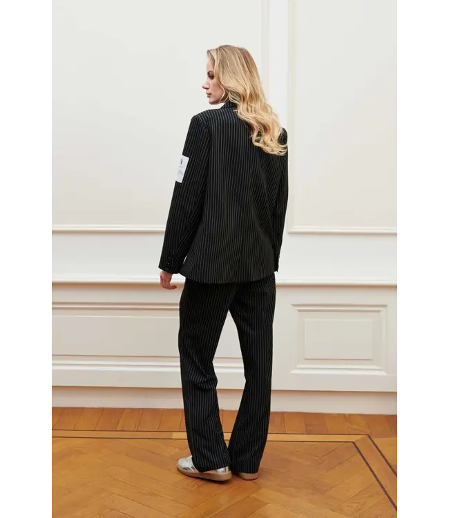 Lofty Manner Broek Nienke Black White