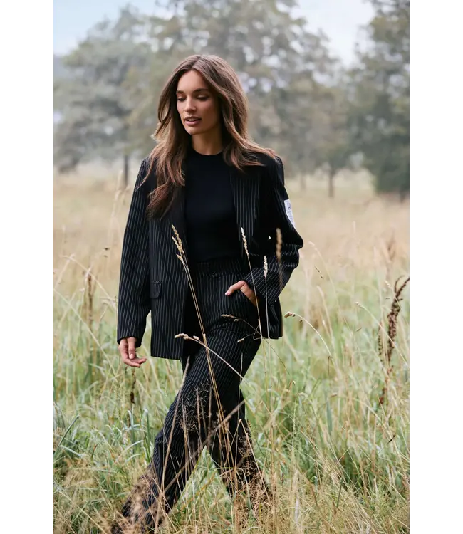 Lofty Manner Broek Nienke Black White