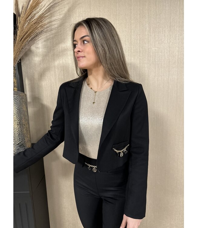 Rinascimento Blazer Mirella Short Black
