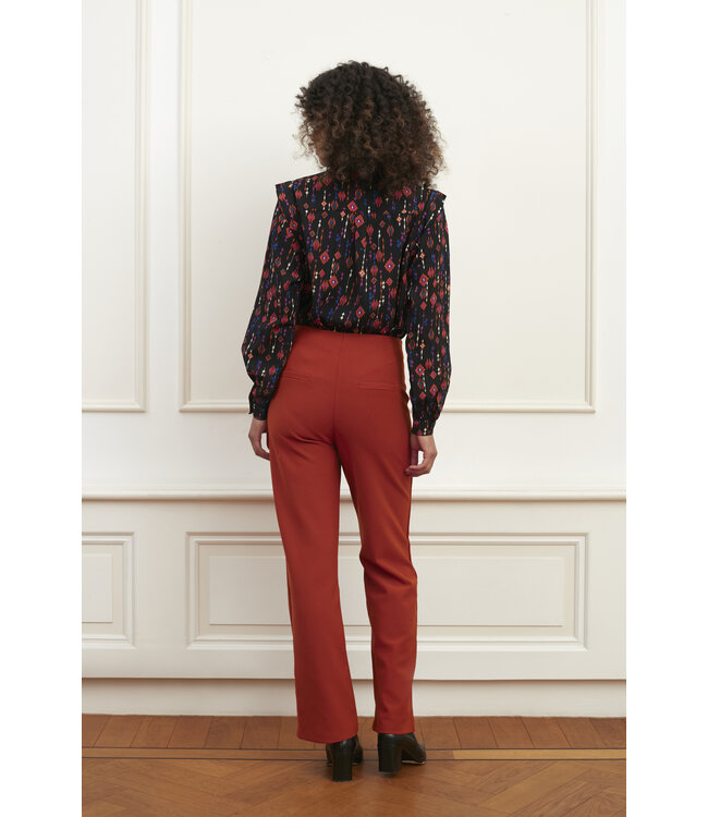 Lofty Manner Blouse Ivy Western Print - Iconic Musthaves