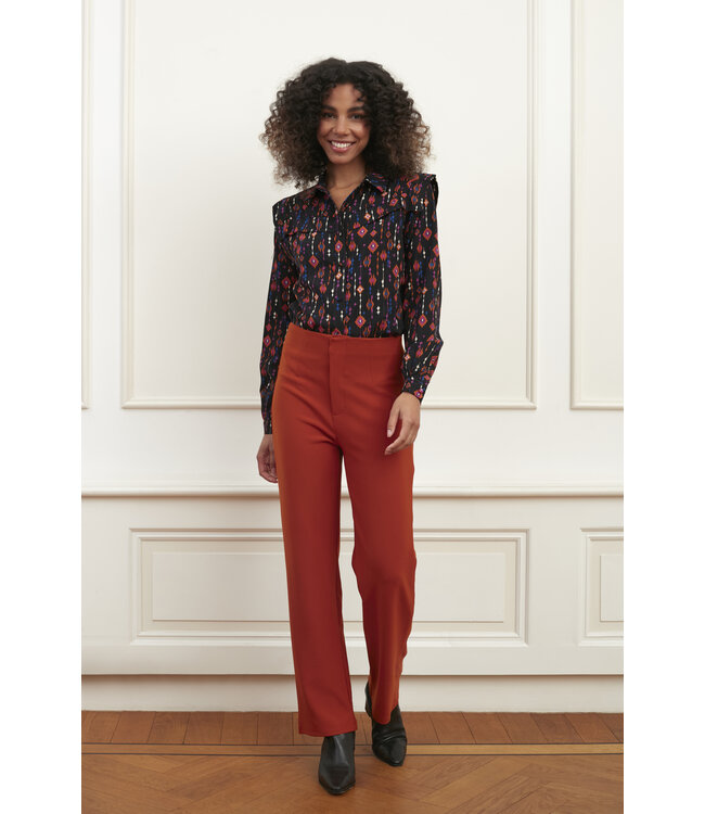 Lofty Manner Blouse Ivy Western Print