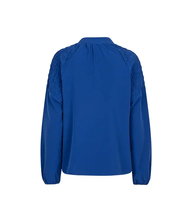 Lofty Manner Blouse Zuri Navy Blue