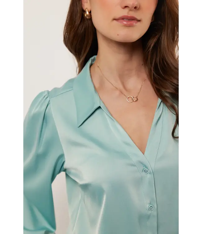 G-maxx Blouse Layne Green Mint