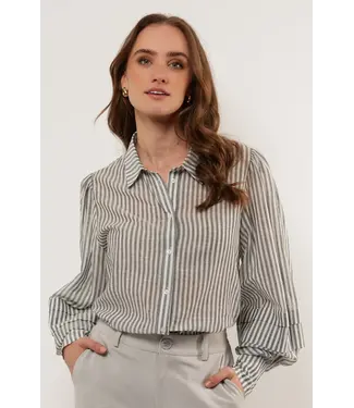 G-maxx G-maxx Blouse Sam Offwhite/Grey