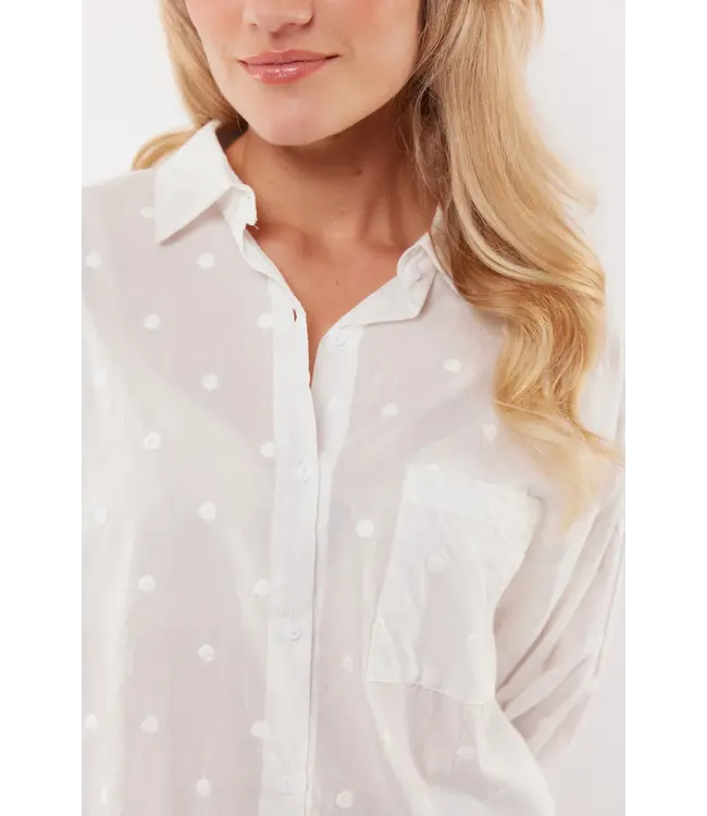 C&S Blouse Eme Offwhite