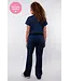 C&S The Label C&S Broek Cadance Navy Blue