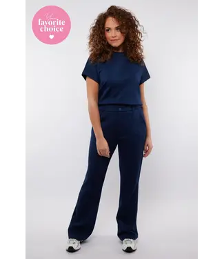 C&S The Label C&S Broek Cadance Navy Blue