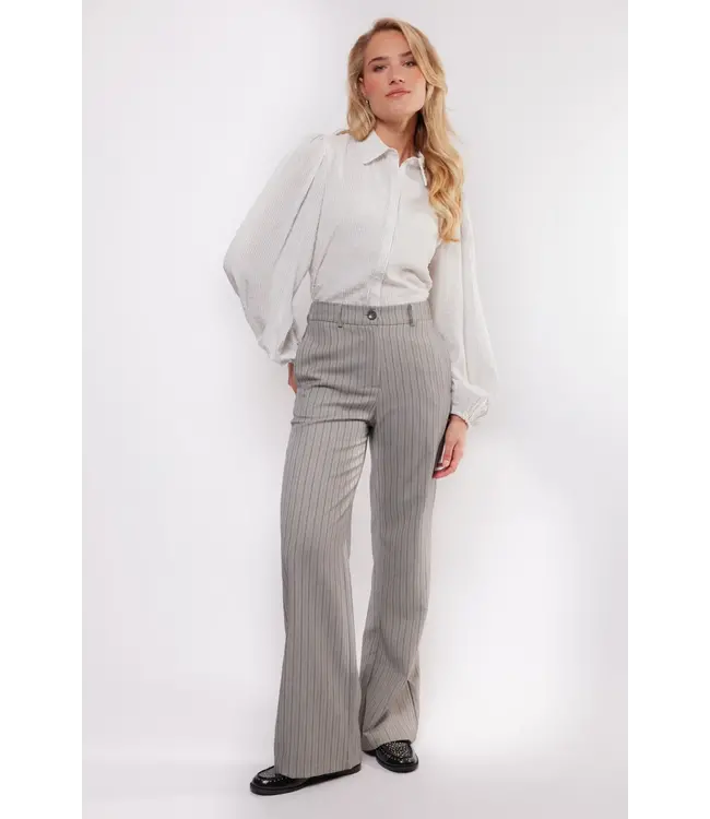 C&S The Label C&S Broek Emalee Grey/Black
