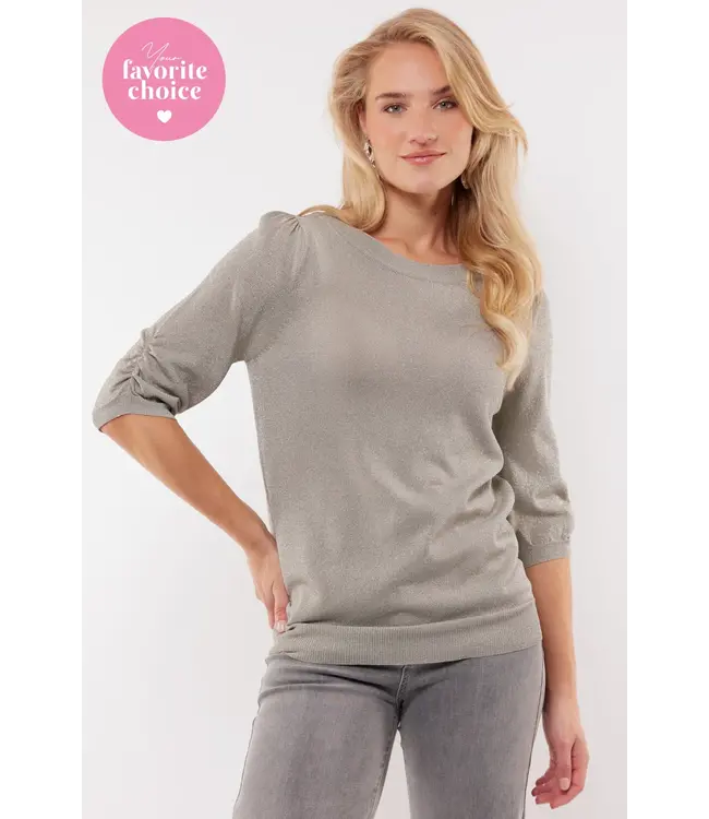 C&S The Label C&S Top Mirandy Grey