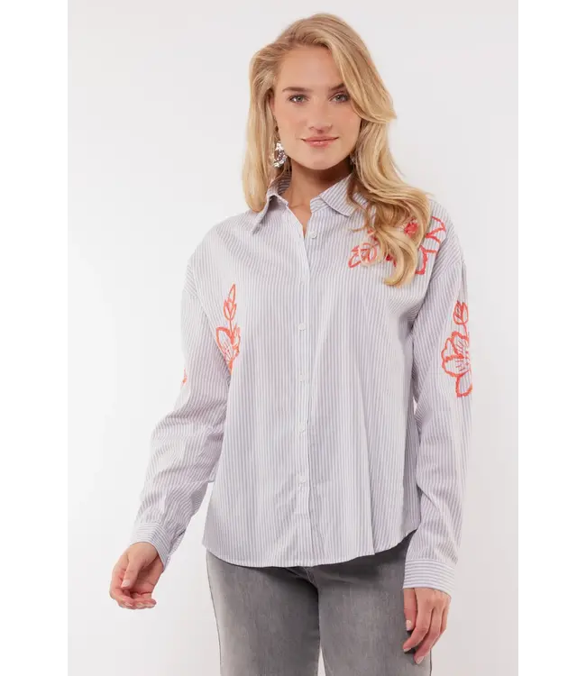 C&S The Label C&S Blouse Lorraine Grey