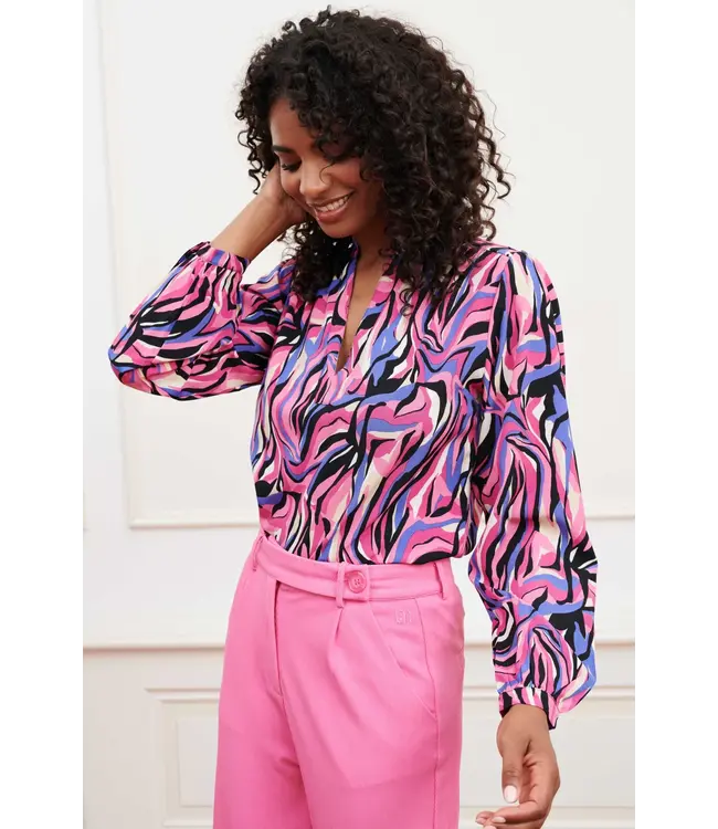 Lofty Manner Lofty Manner Blouse Julie Abstract Art Print