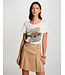 Morgan de toi Morgan T-shirt Dsafa Off White