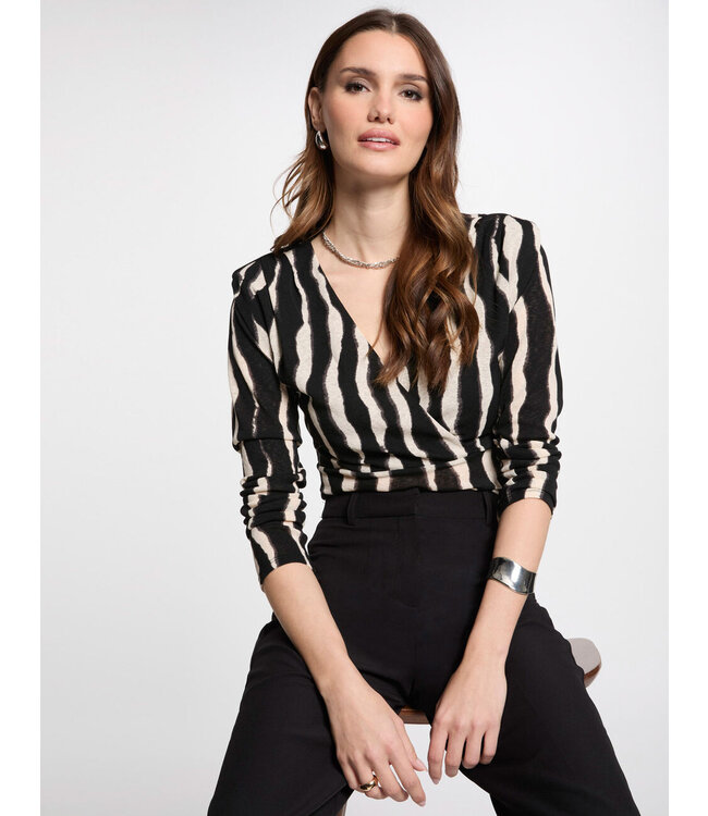 Morgan de toi Morgan Blouse Tiblo Print