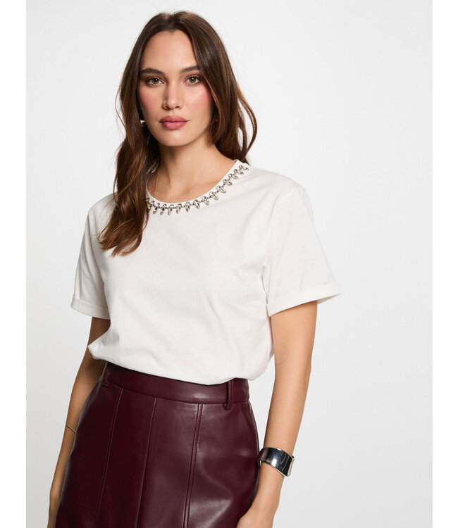 Morgan de toi Morgan T-shirt Douti Off White