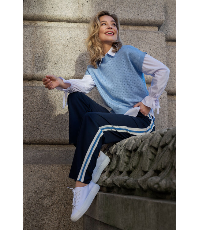 Elvira Elvira Broek Izzy Stripe Navy