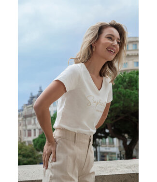 Elvira Elvira T-shirt Simplicity Ecru