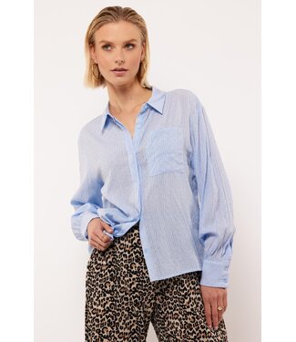 Fluresk Fluresk Blouse Peony Ice Blue