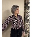 Lady Day Lady Day Blouse Naomi LS Zebra Print