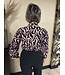 Lady Day Lady Day Blouse Naomi LS Zebra Print