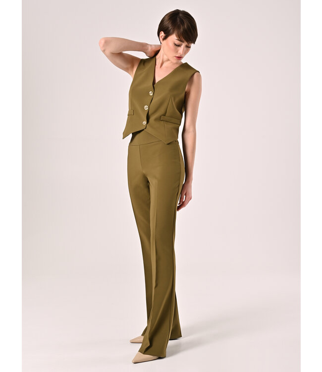 Rinascimento Broek Ella Militare Verde