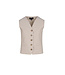 Elvira Gilet Jody Creme Pin Stripe