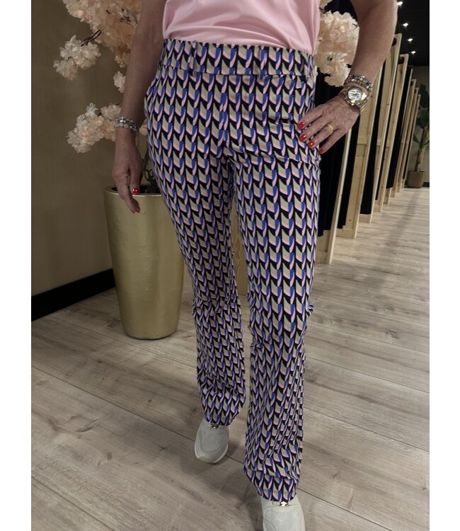 Lady Day Broek Poppy Twister Print
