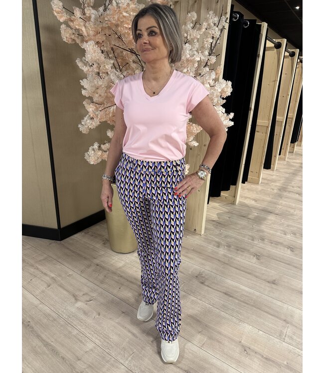 Lady Day Broek Poppy Twister Print