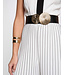 Morgan de toi Morgan Jumpsuit Plisma Offwhite/Black