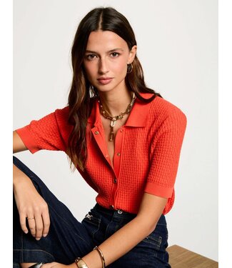Morgan de toi Morgan Vest Mbian Orange