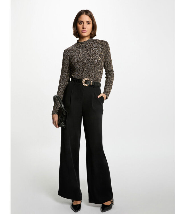 Morgan Pantalon Broek Pdion Black