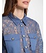 Morgan de toi Morgan Blouse Civi Blue