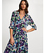 Morgan de toi Morgan Blouse Cilyn.f Aqua/Purple