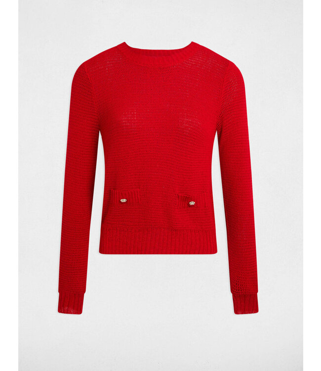 Morgan Top Msuni Cerise Red