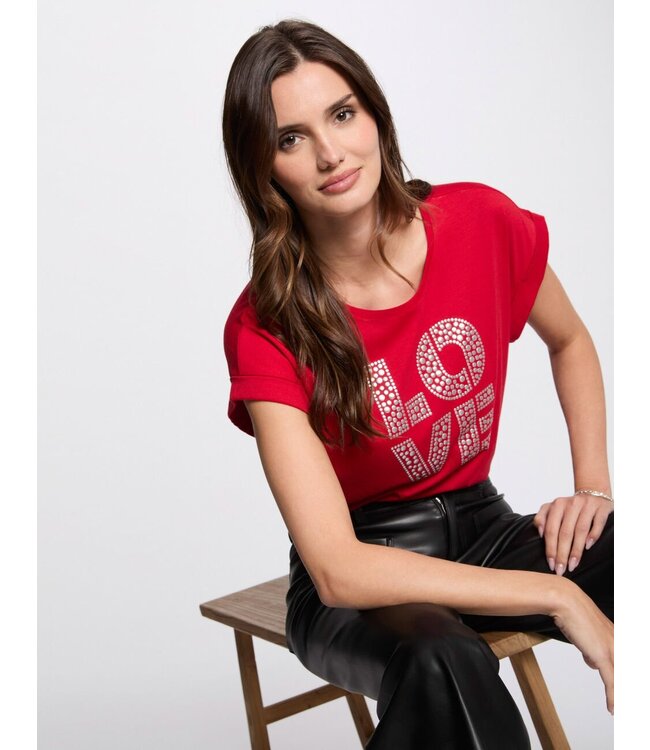 Morgan T-shirt Dsilvi Red