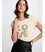 Morgan de toi Morgan T-shirt Dsilvi Beige