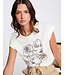 Morgan de toi Morgan T-shirt Dbela Off White